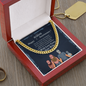 Cuban link necklace Anniversary gift for husband From Wife